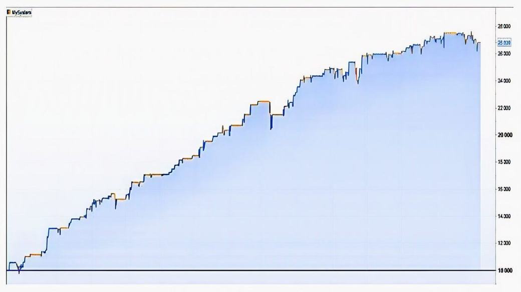 Trading performance dashboard with win-rate and profit metrics